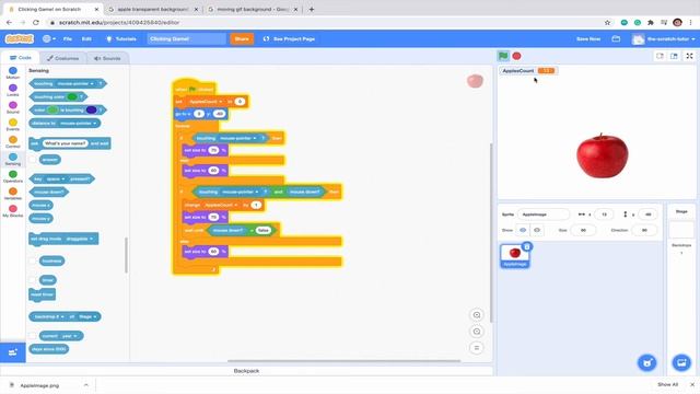 How to make a CLICKER GAME in Scratch 3.0 - Easy Tutorial смотреть онлайн