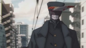 битва Человек бензопила против Человека Катаны?