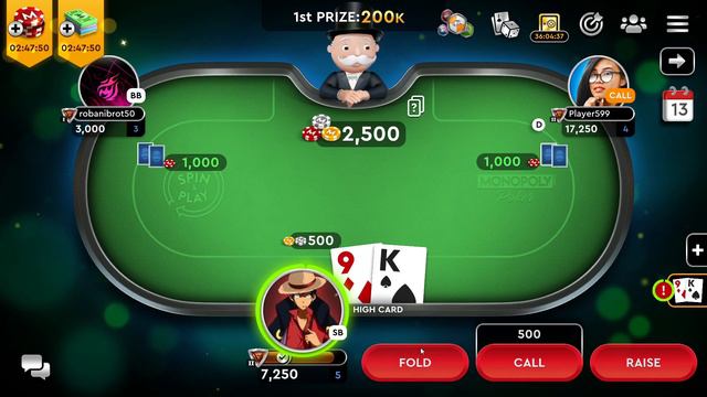 Monopoly Poker - Spin & Play Champion Outplayed [Game 5]