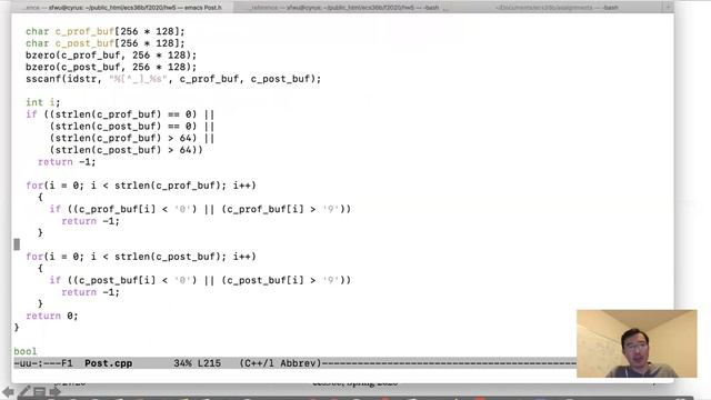 ecs36b zoom Lecture 11/23/2020 (2) HW#5 revised reference implementation смотреть онлайн