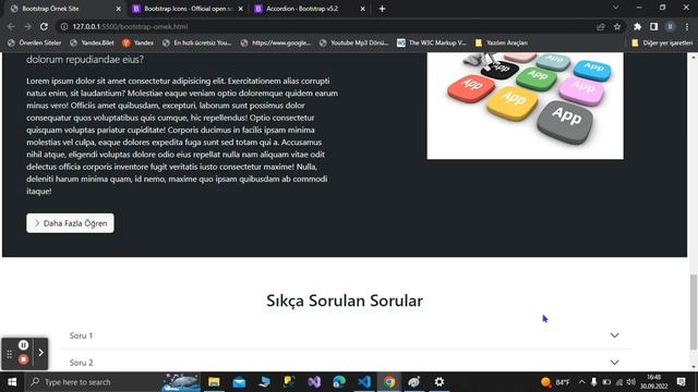 Bootstrap ile Adım Adım Bir Sayfa İnşa Ediyoruz - VIII смотреть онлайн
