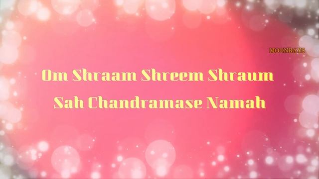 Chandra Beej Mantra | Om Shraam Shreem Shraum Sah Chandramase Namah | Chanting 108 times смотреть онлайн