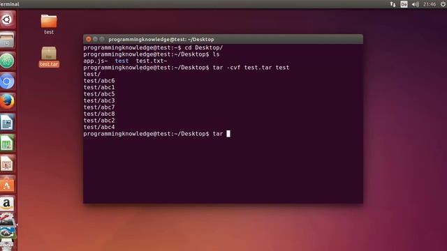 Linux Command Line Tutorial For Beginners 36 tar command to Compress and Extract Files 3 смотреть онлайн