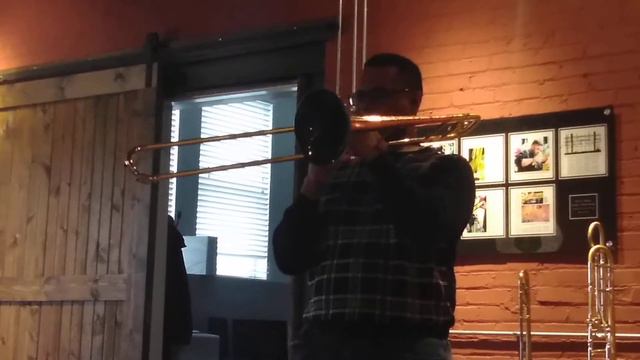 Jason Goudeau tests the B.A.C. Paseo Trombone смотреть онлайн
