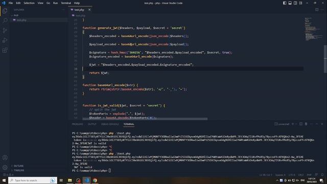 Tự tạo và xác thực JWT token với PHP mà không dùng thư viện смотреть онлайн
