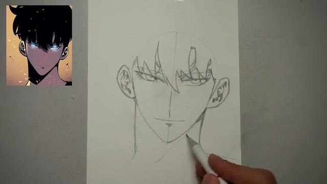 How To Draw Sung Jin Woo Easy Step By Step | Solo Leveling смотреть онлайн