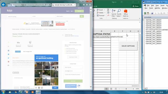 Invisible ReCaptcha Bypass using Excel VBA смотреть онлайн