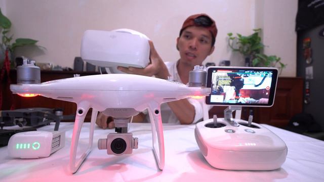 DJI Phantom 4 Pro Plus + Head tracking with DJI Goggle 2017 смотреть онлайн