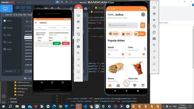 react native food order app || complete with firebase backend || with admin App смотреть онлайн