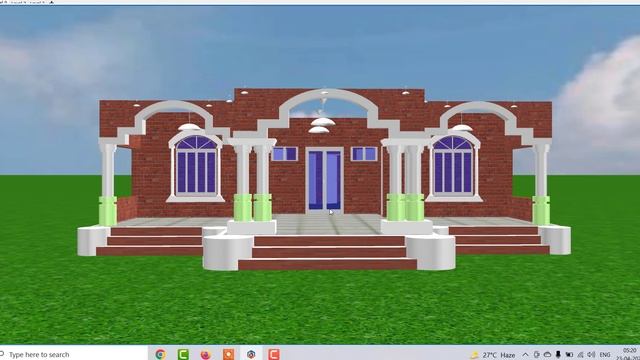 36 x 48 Home Design with 3d Model,36 By 48 House Plan With Front Elevation ,4 Bedroom Home design смотреть онлайн