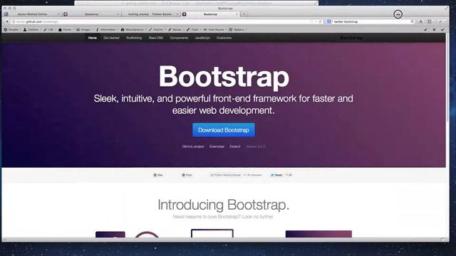 Twitter Bootstrap: Getting Started Tutorial Part 2 of 4: Download Bootstrap смотреть онлайн