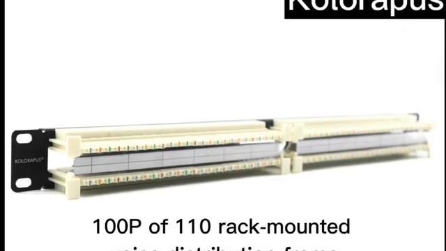 100P of 110 rack-mounted voice distribution frame смотреть онлайн
