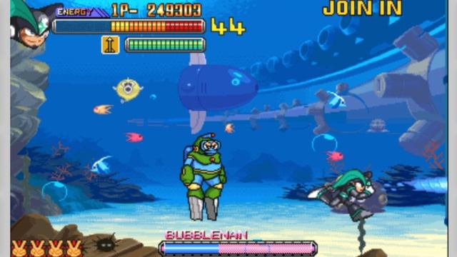 Mega Man 2: Power Fighters 1996 (Arcade) Game Complete 100% Retrogame. Ретроигра аркадных автоматов