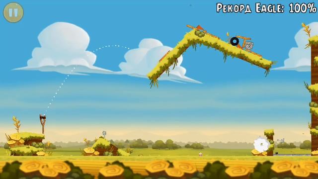 Angry Birds Classic Piggy Farm All levels (Mighty Eagle) Any% смотреть онлайн