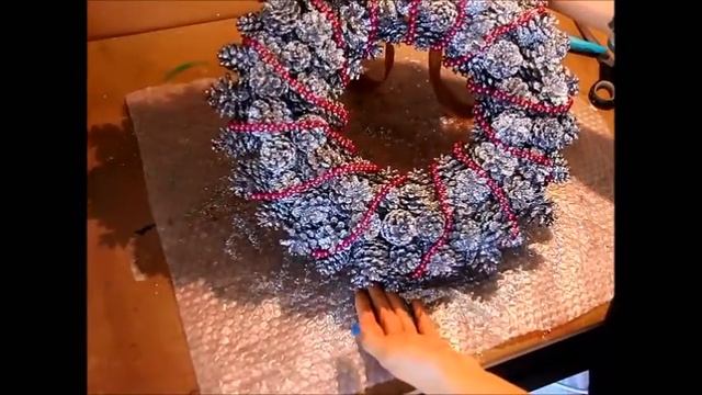 Рождественский венок. (декор). corona de navidad. смотреть онлайн