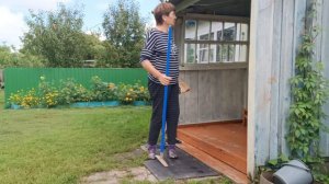 Ни минуты покоя.Жизнь на пенсии.Красим с внучей.