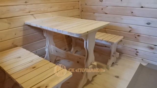 Баня из бруса в «ласточкин хвост» — это угол №1 смотреть онлайн