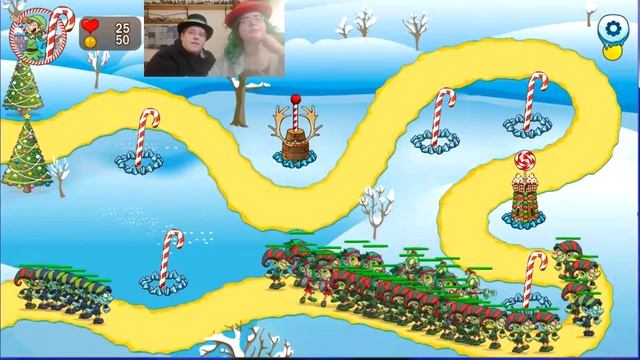 Walking Dead Meets Christmas? | Stop Santa Tower Defense смотреть онлайн
