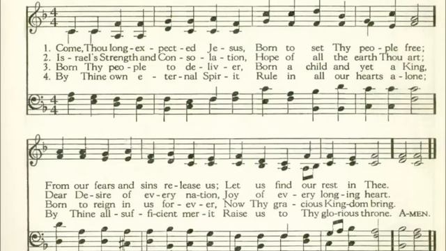 Come, Thou Long-expected Jesus (Stuttgart) смотреть онлайн