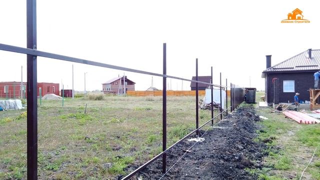 Как сделать вечный ЗАБОР из профнастила своими руками. ИНСТРУКЦИЯ. смотреть онлайн