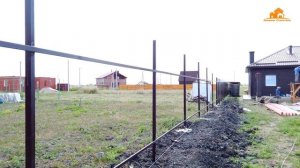 Как сделать вечный ЗАБОР из профнастила своими руками. ИНСТРУКЦИЯ.