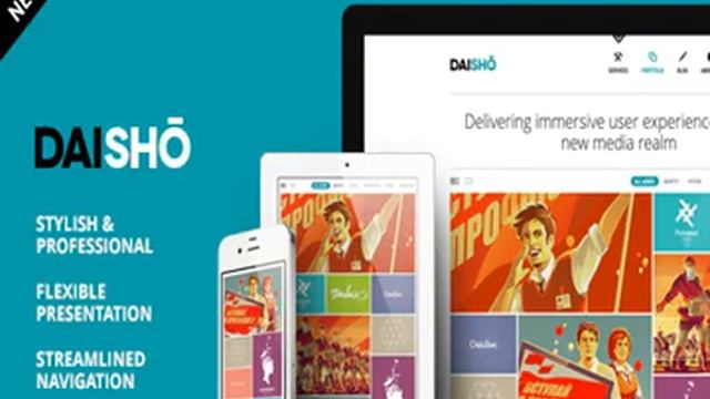 Daisho - Flexible WordPress Portfolio Theme Full Activated Working смотреть онлайн