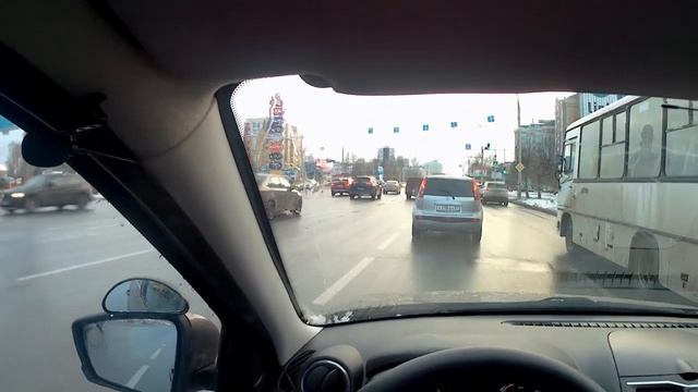 Маршрут по пути в ДОСААФ на проспекте Строителей. Нюансы и тонкости движения. смотреть онлайн