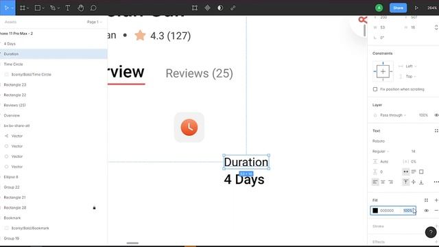 [2] Travel Booking App UI Design in Figma | SpeedArt Tutorial смотреть онлайн