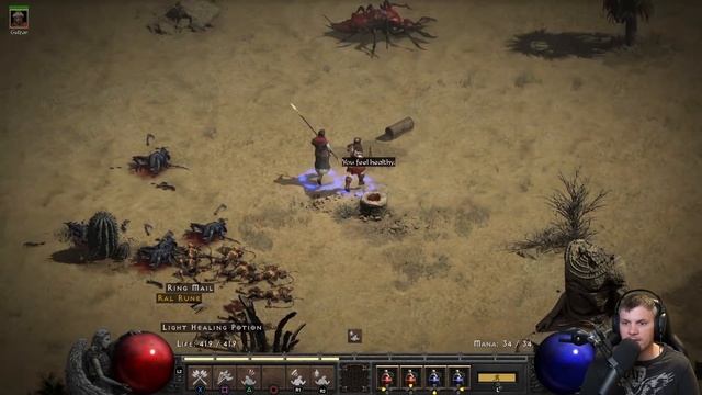 Diablo 2 Resurrected - How does it play on a controller? Better than I would have thought... смотреть онлайн