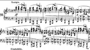 Шопен Прелюдия №20