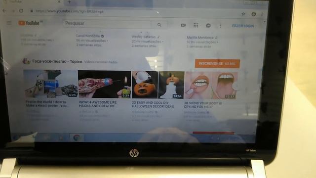 Funcionamento HP Mini 210