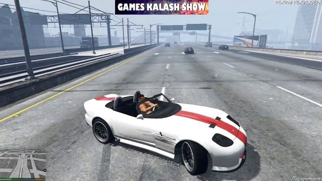 GTA 5 Качек палит шины. Крутой отжиг на трассе 5 Качек палит шины. Крутой отжиг на трассе смотреть онлайн