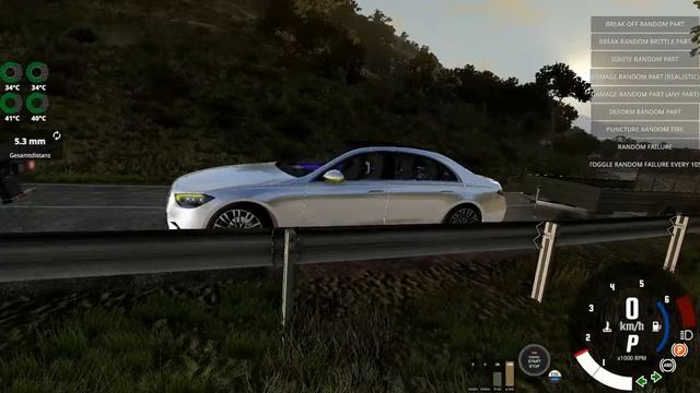 Mercedes Benz S400d (W223) Driving in Italy through City | Beamng Drive смотреть онлайн