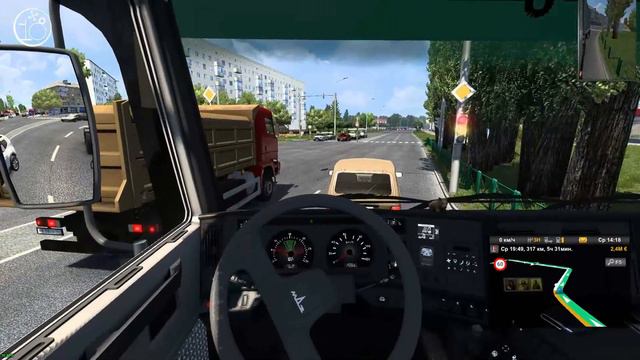 Возвращение к Месту Силы 07. Euro Truck Simulator 2. МАЗ 5440 смотреть онлайн