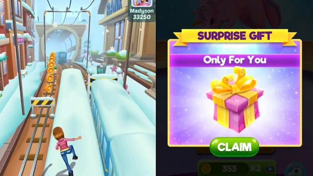 Subway Princess Runner VS Unicorn Run - Endless Run | Android/iOS Gameplay HD смотреть онлайн