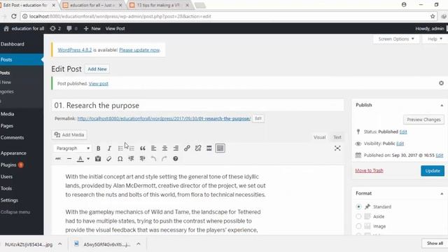 WordPress Tutorials For Beginners In Hindi Urdu Post, Add Post, Category, Tag Part 3 смотреть онлайн