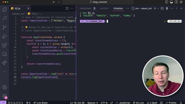 Higher Order Functions - Javascript Tutorial for beginners смотреть онлайн