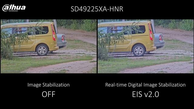 Dahua SD49225XA-HNR EIS v2.0 - Image Stabilization смотреть онлайн