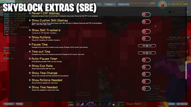 ALL MY MODS AND SETTINGS IN ONE VIDEO (Hypixel Skyblock) смотреть онлайн