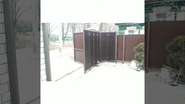 Откатные секционные ворота. смотреть онлайн
