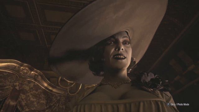 Dimitrescu Sisters (White 2P Dresses & Human Face) First Major Cutscene смотреть онлайн