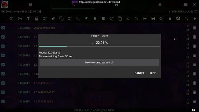 HACKED!! "Angry Birds 2 " (Unlimited) (Game Guardian) Part 1 смотреть онлайн