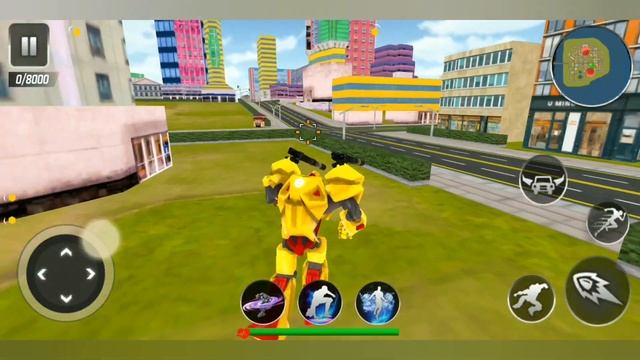 Extreme Pilot Robo Car Flying Simulator Game | Gameplay | Android Games #cargames #flyinggame