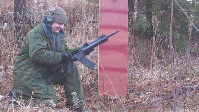 Выброс пламя ВПО-206 со штатным дульником, патрон Искра смотреть онлайн