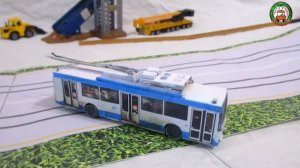 Бумажные троллейбусы ТролЗа "Оптима", поезд троллейбусов ЗиУ-9, Богдан, ВЗТМ