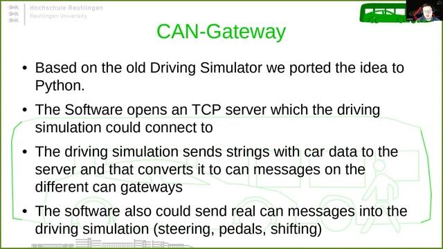 Vehicle Simulator - Thomas Walzer, Reutlingen University смотреть онлайн