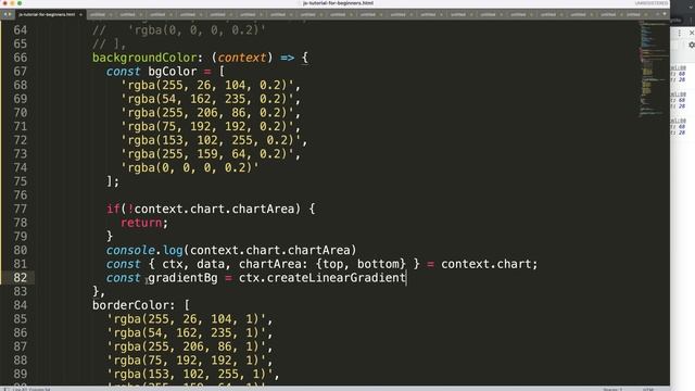 How to Create Gradient Background For Line Chart in Chart JS 4 смотреть онлайн