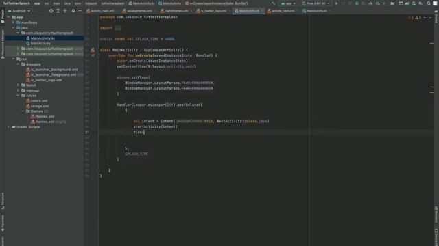 Android Splash Screen with animations & Source Code in Android Studio Kotlin | Welcome Screen | 202 смотреть онлайн