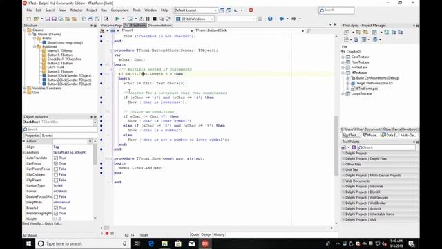 Delphi Language e Object Pascal: parte 12 смотреть онлайн