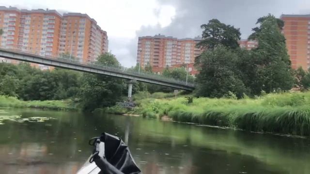 Сосновый Бор с воды реки КОВАШ смотреть онлайн